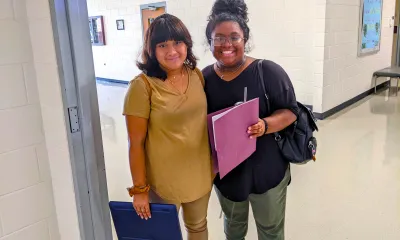 Students in hallway
