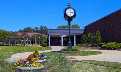 Campus clock photo