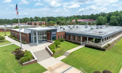 Aerial photo of the Hamlet Campus