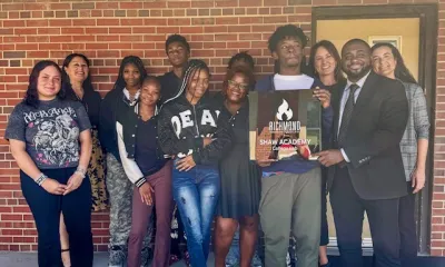 Students and leaders at Shaw Academy