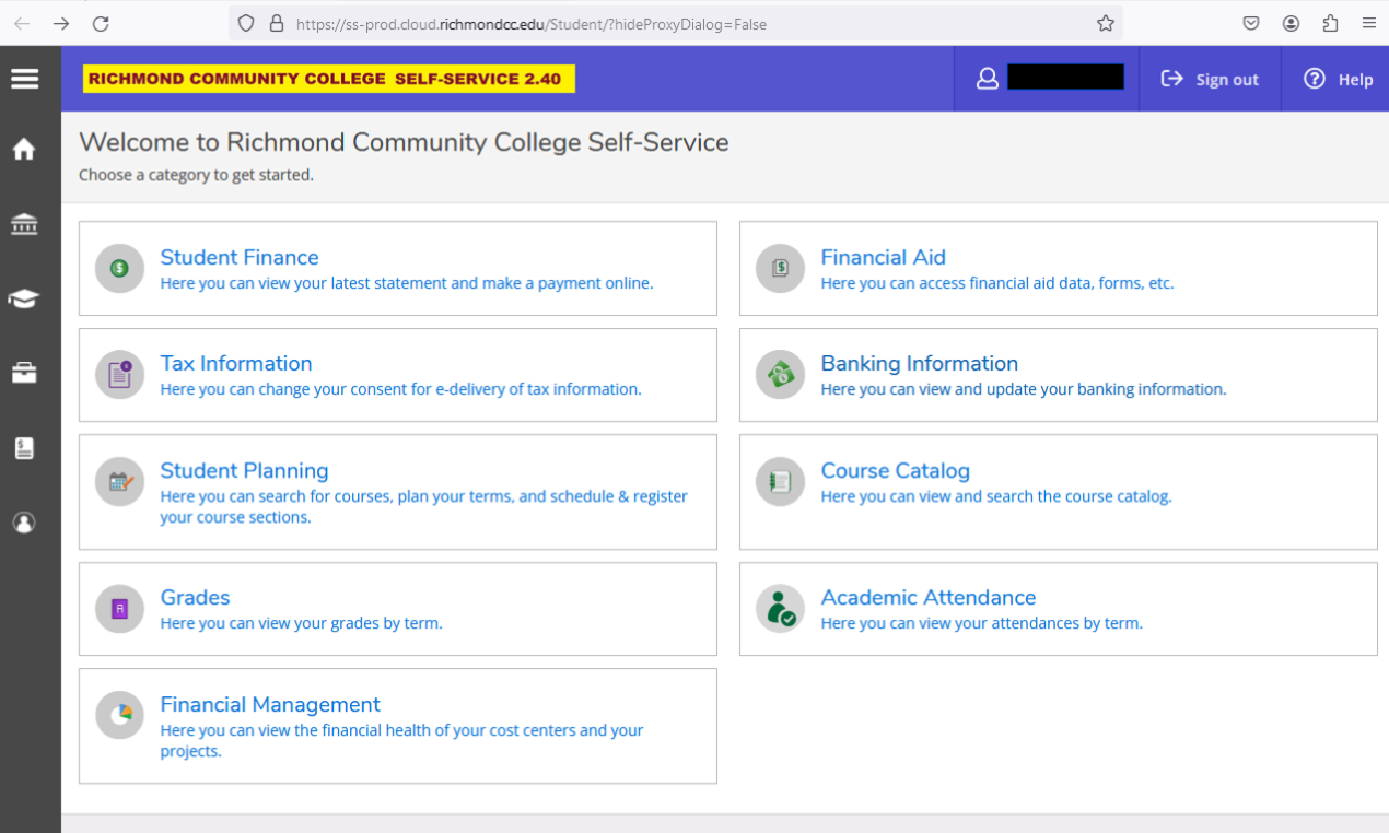 Login to Self-Service