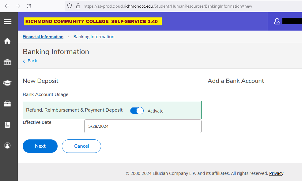Click Activate and then Next
