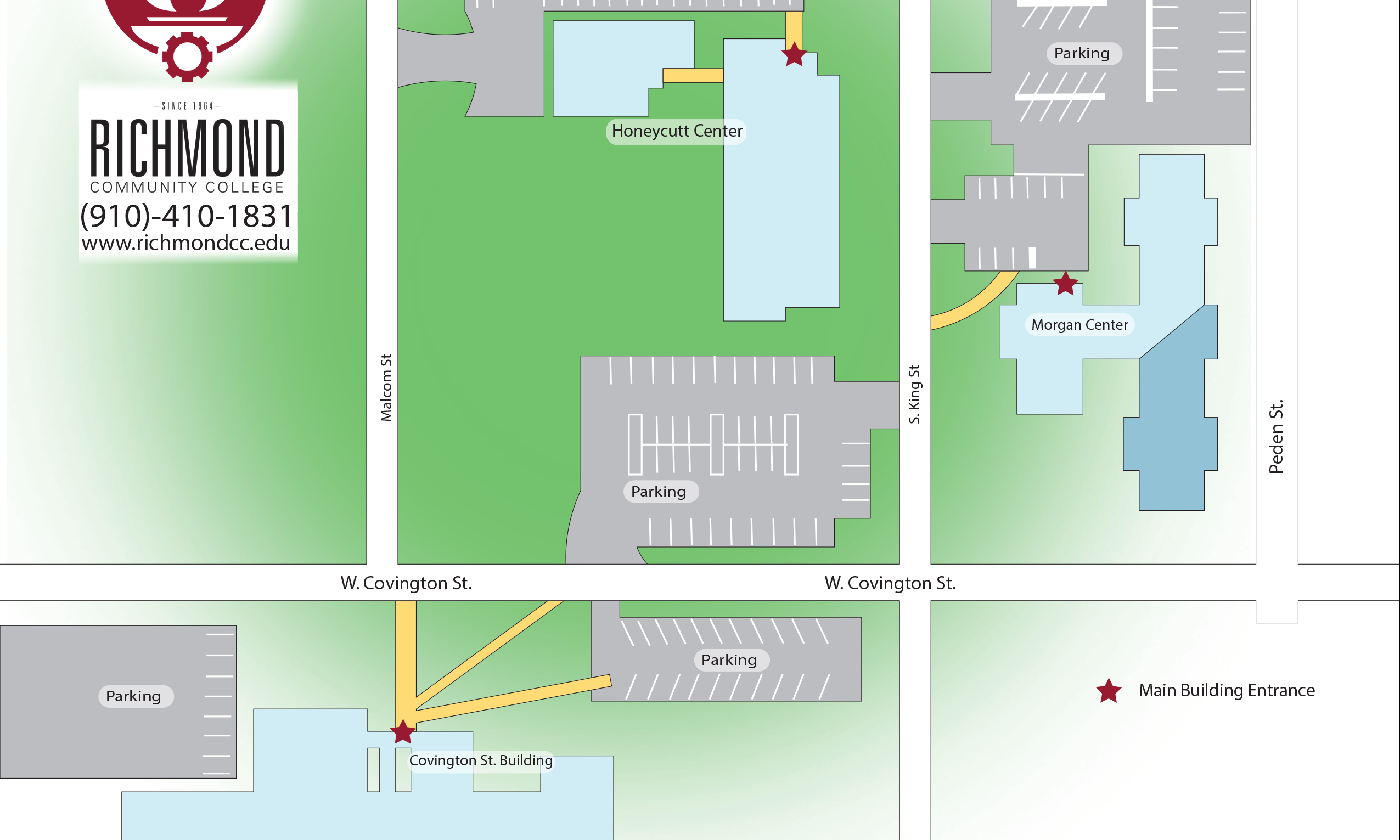 Scotland County Campus Map